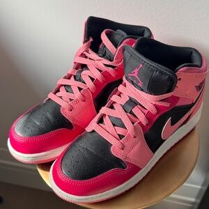 Jordan Kids' Sneakers in Pink and Black